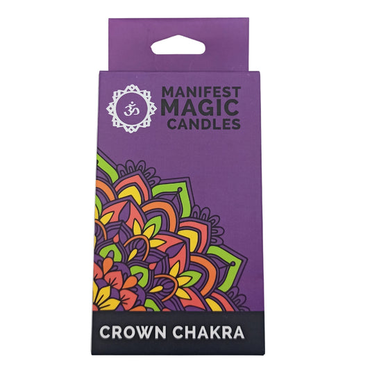 Bougies magiques Manifest (paquet de 12) - Violet - Chakra Couronne