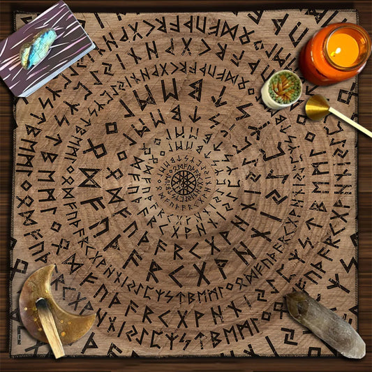 Nappe pour autel Runes